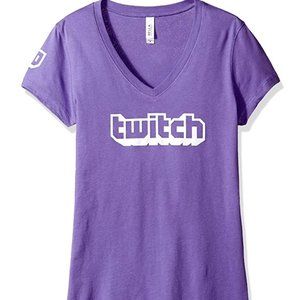 Twitch Logo Women's V-Neck Tee
